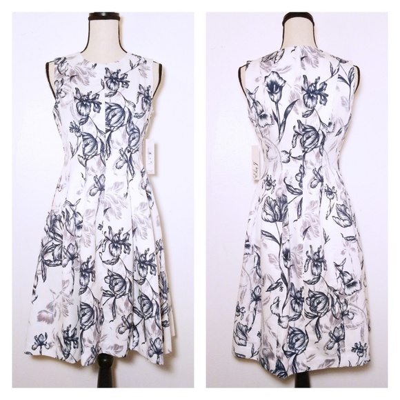 Eliza J Dresses & Skirts - NWT Eliza J Flowered Fit and Flare Dress